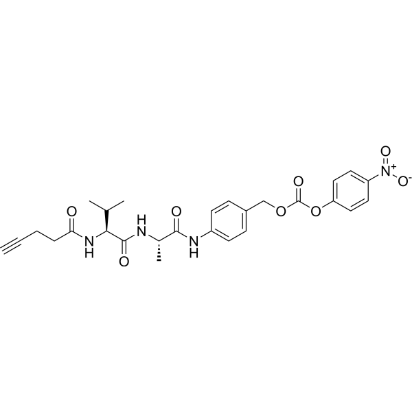 4-Pentynoyl-Val-Ala-PAB-PNP 1956294-76-0